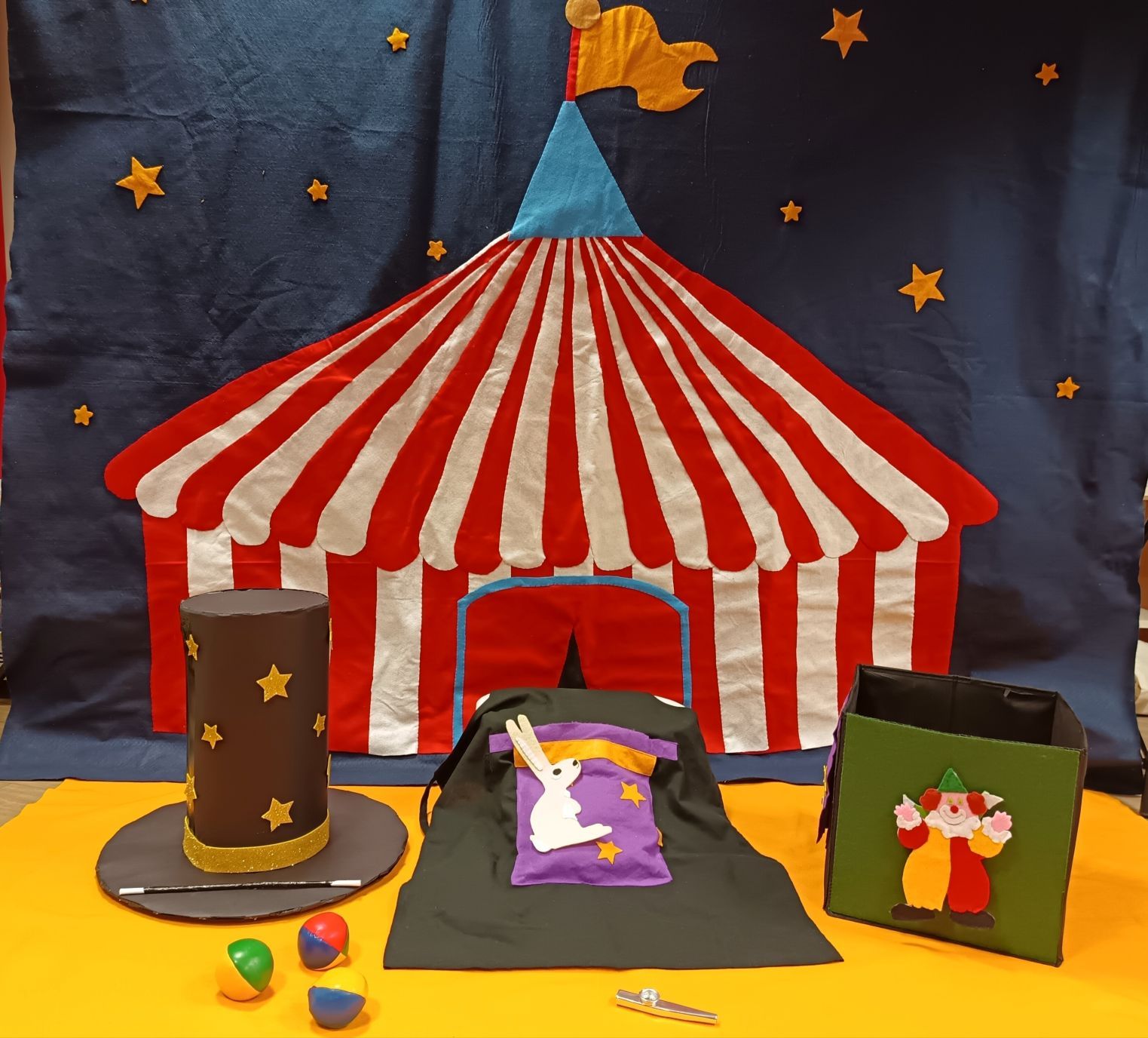 Tabliers Estelle photo animation Cirque